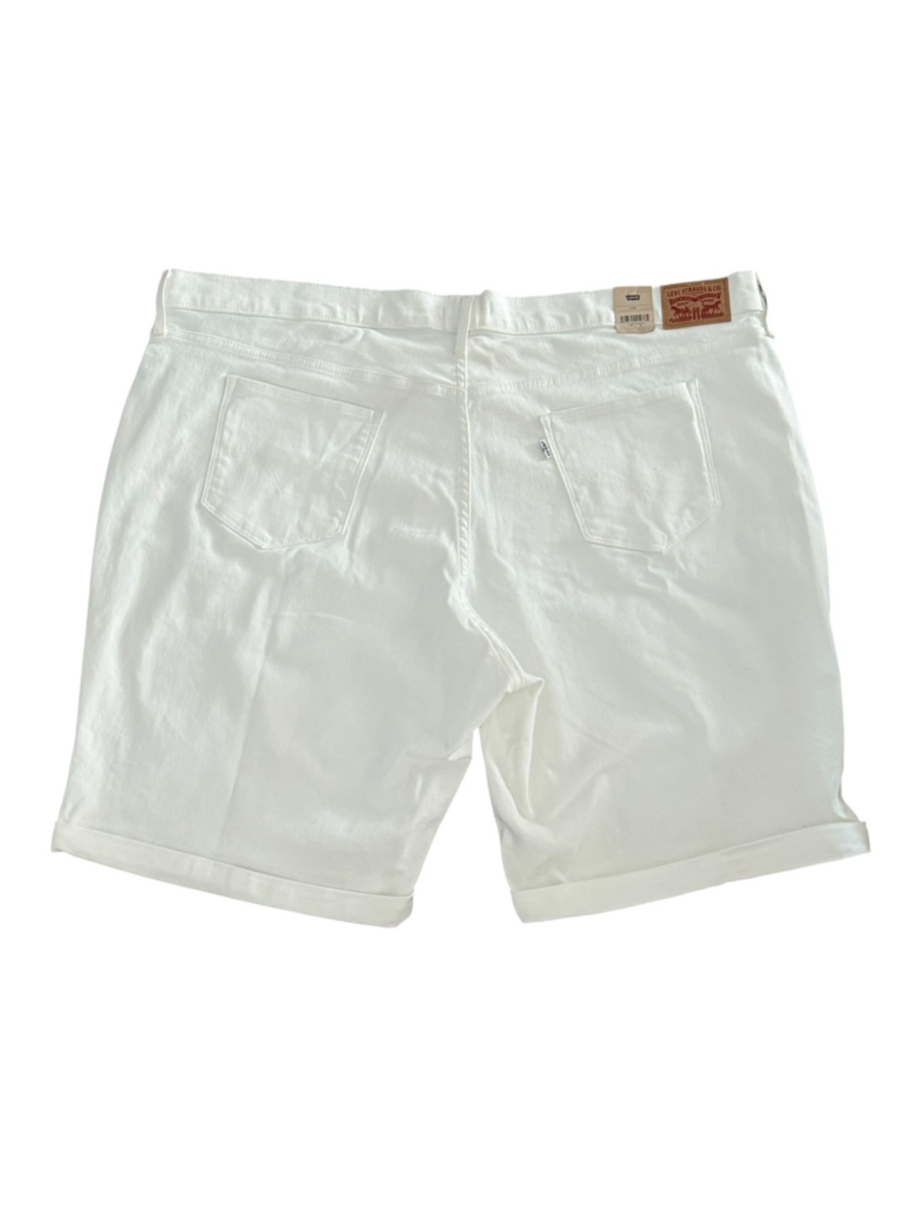 LEVI’S Classic Bermuda Shorts White Size 26W NEW - Picture 5 of 10